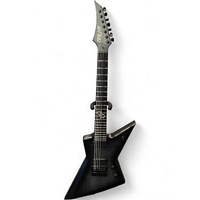 Used Solar Guitars E1.7FBB 7STR EVERTUNE Black Solid Body Electric Guitar