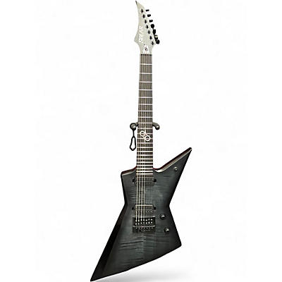 Used Solar Guitars E1.7FFB BLACK Solid Body Electric Guitar