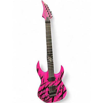 Used Solar Guitars USED SOLAR A2.6FRPN CANIBALISMO Atomic Pink Solid Body Electric Guitar
