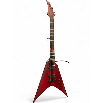 Used Solar Guitars V2.6TBR Red Solid Body Electric Guitar