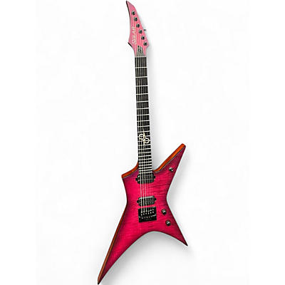 Used Solar Guitars XF1.6FPB FLAME PURPLE BURST Solid Body Electric Guitar