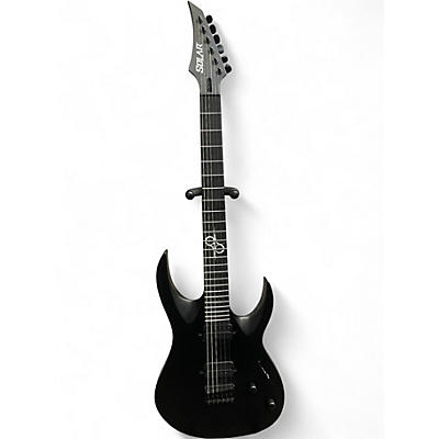 Used Solar Guitars a1.6 Satin Black Solid Body Electric Guitar