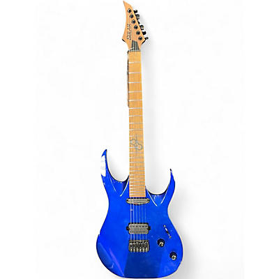 Used Solar Guitars ab1 6hmbl Blue Solid Body Electric Guitar