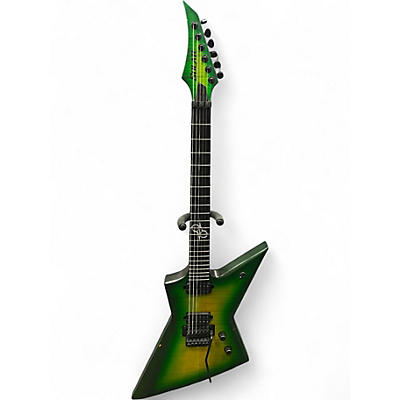 Used Solar Guitars e1.6frlb Green Solid Body Electric Guitar