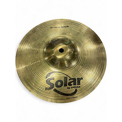 Used Solar by Sabian 10in Splash Cymbal