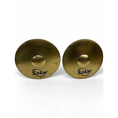 Used Solar by Sabian 13in HI-HATS PAIR Cymbal