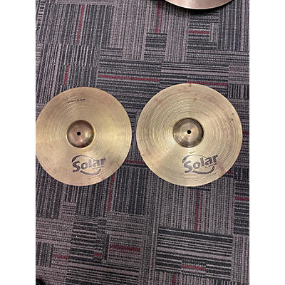 Used Solar by Sabian 14in 14 HATS PAIR Cymbal