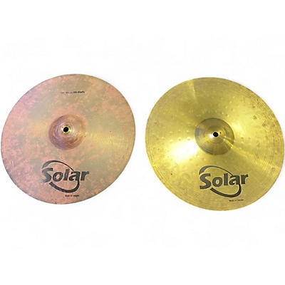 Used Solar by Sabian 14in Hi Hat Cymbal