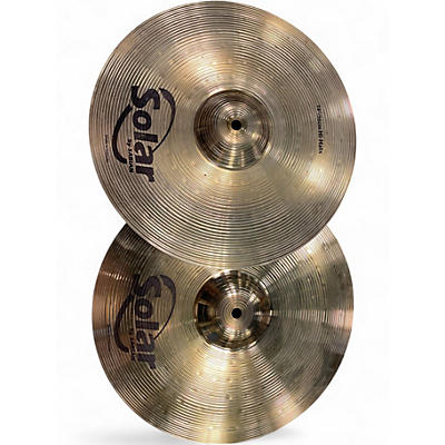 Used Solar by Sabian 14in Hihat Pair Cymbal
