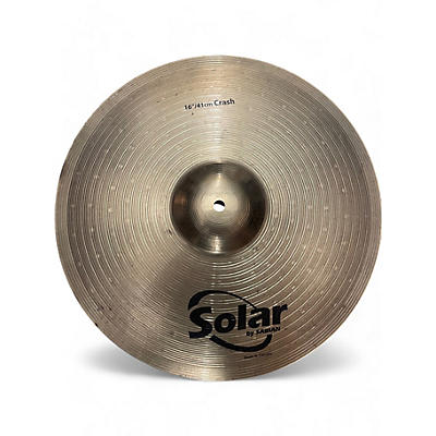 Solar by Sabian Used Solar by Sabian 16in CRASH Cymbal