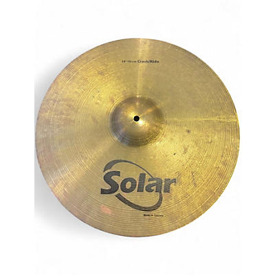 Used Solar by Sabian 18in Crash/Ride Cymbal