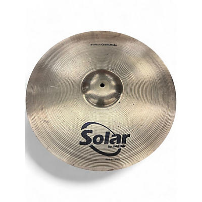 Used Solar by Sabian 18in STARTER CRASH RIDE Cymbal