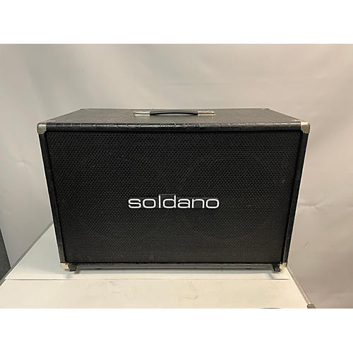 Soldano Used Soldano Black Croc Front Loaded Greenback 2x12 50w Guitar Cabinet