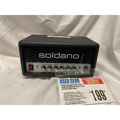 Soldano Used Soldano Mini Super Lead Overdrive Solid State Guitar Amp Head