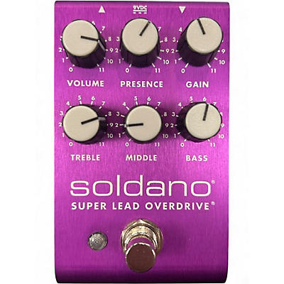 Used Soldano SUPER LEAD OVERDRIVE Effect Pedal