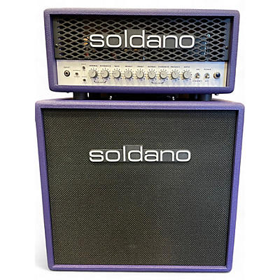 Used Soldano Soldano SLO-30 Super Lead Overdrive w/Matching 1x12"Cabinet Guitar Stack