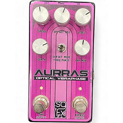 Used SolidGoldFX AURRAS OPTICAL VIBROPHASE Effect Pedal