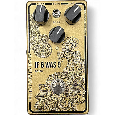 Used SolidGoldFX BC108IF 6 WAS 9 Effect Pedal