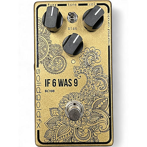Used SolidGoldFX BC108IF 6 WAS 9 Effect Pedal