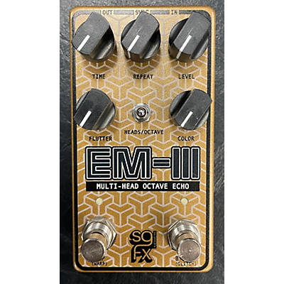 SolidGoldFX Used SolidGoldFX EM-III Multi Head Octave Echo Effect Pedal