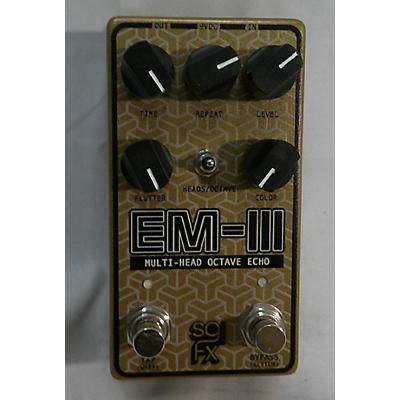 Used SolidGoldFX EM III Multi-Head Octave Echo Effect Pedal