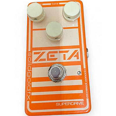 Used SolidGoldFX zeta superdrive Effect Pedal