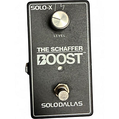 Used Solodallas SOLO-X THE SCHAFFER BOOST Effect Pedal