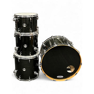 Used Sonar 4 Piece 4 Piece Arena Drum Kit Black Drum Kit
