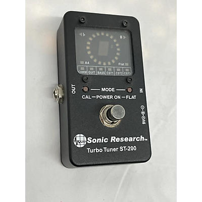 Used Sonic Research ST-200 Tuner Pedal