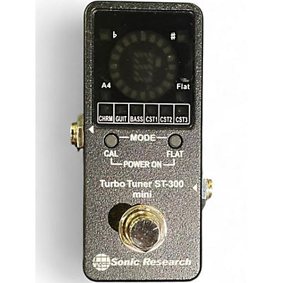 Used Sonic Research ST-300 mini Strobe Tuner Tuner Pedal