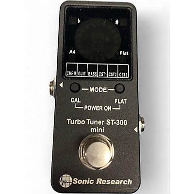 Used Sonic Research ST-300 mini Strobe Tuner Tuner Pedal
