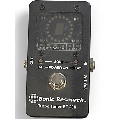 Used Sonic Research TURBO TUNER ST 200 Tuner Pedal