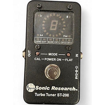 Used Sonic Research Turbo Tuner ST-200 Tuner Pedal
