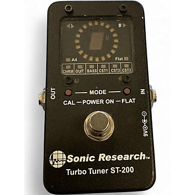 Used Sonic Research turbo tuner st-200 Tuner Pedal