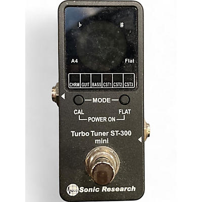 Sonic Research Used Sonic Research turbo tuner st 300 Tuner Pedal