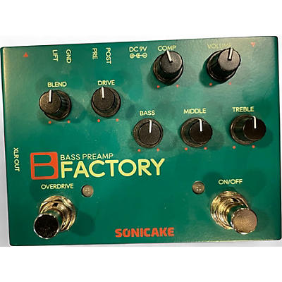 Used Sonicake B FACTORY BASS PREAMP Bass Effect Pedal