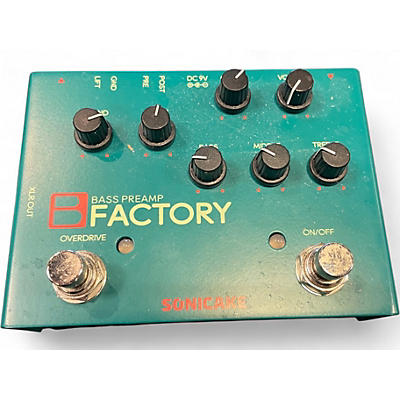 Used Sonicake B FACTORY BASS PREAMP Effect Pedal