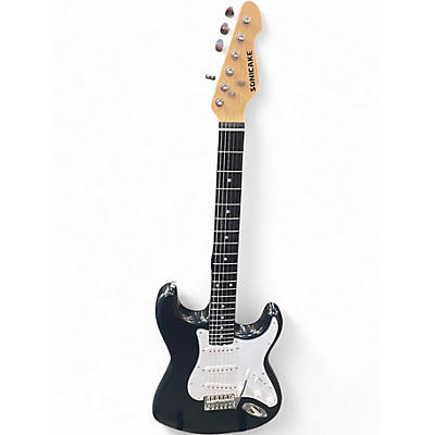 Used Sonicake QGT-10 Black Solid Body Electric Guitar