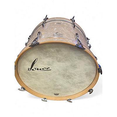 Used Sonor 3 Piece vintage series white marine pearl  Drum Kit