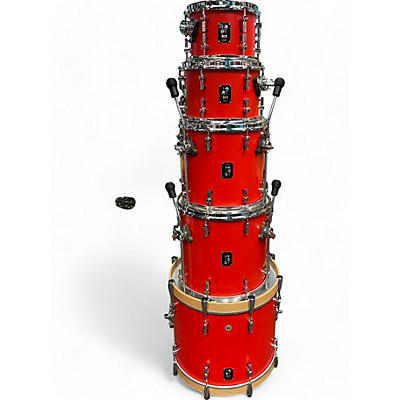 Sonor Used Sonor 5 Piece sq1 5 piece Hot Rod Red Drum Kit