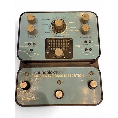 Used Souce Audio SOUNDBLOX PRO MULTIWAVE BASS DISTORTION Effect Pedal