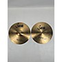 Used Soultone Used Soultone 13in Vintage Old School 1964 Flat-top Hi-hat Pair Cymbal 31