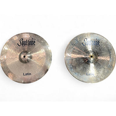 Used Soultone 14in Latin Hi-Hat Pair Cymbal
