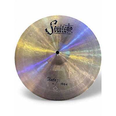 Used Soultone 14in VINTAGE OLD SCHOOL HI-HAT PAIR Cymbal