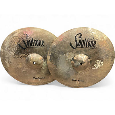 Used Soultone 16in Explosion Hi Hat Pair Cymbal