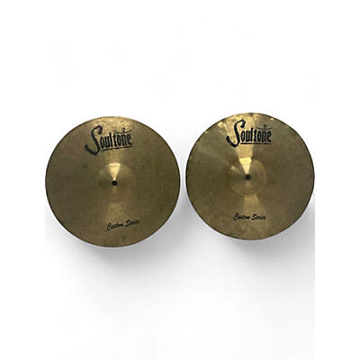 Soultone Used Soultone CUSTOM SERIES HI HAT PAIR Cymbal