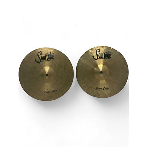 Soultone Used Soultone CUSTOM SERIES HI HAT PAIR Cymbal 31