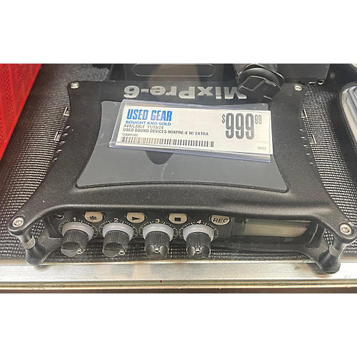 Sound Devices Used Sound Devices MixPre-6 W/ Extra Battery And Sled Audio Interface