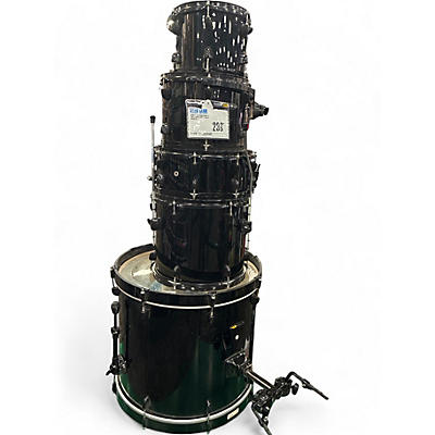 Used Sound Percussion  5 Piece Entry Series Black Drum Kit