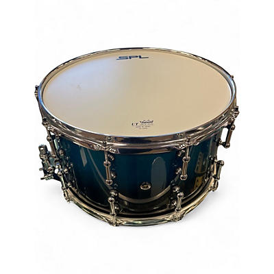 Used Sound Percussion Labs 14X8 468 SERIES TURQOISE BLUE FADE Drum